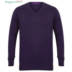 Henbury FÉRFI 12GG V-NYAKÚ PULÓVER