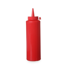 Hendi Adagoló flakonok - Piros - 0.2 L - ø50x(H)185 mm - HENDI 558010 konyhai eszköz