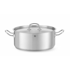 Hendi Alacsony fazék- fedővel, HENDI, Kitchen Termékcsalád, 7,3L, ⌀280x(H)120mm konyhai eszköz