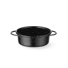 Hendi Casserole edény - zománcozott - Fekete - ⌀100x(H)40mm - HENDI 622513 edény