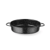 Hendi Casserole edény - zománcozott - Fekete - ⌀200x(H)45mm - HENDI 622551
