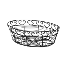 Hendi Drótkosár deco ovális, HENDI, 255x160x(H)80mm konyhai eszköz