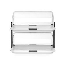Hendi Ételtároló rolltop fedővel - kettős, HENDI, 465x310x(H)410mm konyhai eszköz