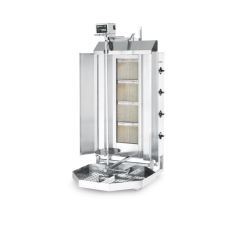 Hendi Gáz kebab grillsütő, HENDI, Profi Termékcsalád, 230V/16W, 13kW, 735x745x(H)1110mm konyhai eszköz