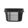 Hendi GN edény 1/6, HENDI, Profi Termékcsalád, GN 1/6, 1,6L, Fekete, 176x162x(H)100mm