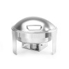 Hendi kerek Chafing edény szatén fényezéssel, HENDI, Profi Termékcsalád, 6L, 465x420x(H)320mm