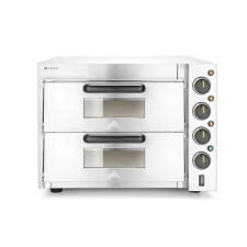 Hendi Kétszintes pizzasütő  –  230V/3000W – 580x560x(H)435mm - HENDI 220283 konyhai eszköz