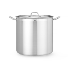 Hendi Magas fazék- fedővel, HENDI, Profi Termékcsalád, 50L, ⌀400x(H)400mm konyhai eszköz