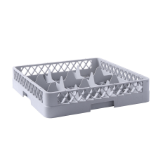 Hendi Mosogatókosár poharaknak - 9 rekesz - 500x500x(H)104 mm - HENDI 877050 beépíthető gépek kiegészítői