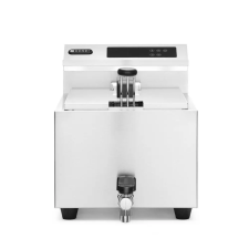 Hendi Olajsütő Profi Line digitális leeresztő csappal – 8 l, HENDI, Profi Termékcsalád, 8L, 230V/3500W, 305x515x(H)345mm fritőz