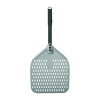 Hendi Pizza lapát négyszögletes - rövid nyéllel perforált - 355x710mm - HENDI 618080