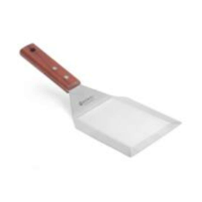 Hendi rozsdamentes acél fordító lapát/spatula fa nyéllel konyhai eszköz
