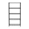 Hendi Tárolóállvány  - 5 darab polccal  - fekete - 910x455x(H)1830mm - HENDI 812990