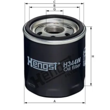 HENGST FILTER olajszűrő H344W autóalkatrész