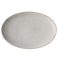 HENLEY lapos tányér, ovális 30 x 21cm tányér és evőeszköz