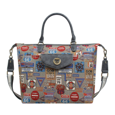  Henney Bear – Kézi- és Válltáska -H-1220-MEDAL PLATE GREY- kézitáska és bőrönd