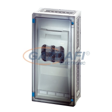 Hensel FP 4312 NH-késes szakaszolható biztosítós szekrény, 270x540x163 mm villanyszerelés
