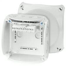 Hensel KF 0604 G Időjárásálló kábelösszekötő doboz, 130x130x77 mm, IP66/67 villanyszerelés