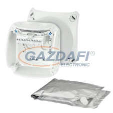 Hensel WP 0402 G Vízálló kábelösszekötő doboz kiöntőmasszával, 104x104x70 mm, IP68 villanyszerelés