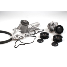 HEPU Vízszivattyú + bordásszíjkészlet HEPU PK01390 autóalkatrész