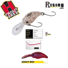  Herakles ASU 35F 3,5cm 3,1gr Ghost Red wobbler csali