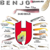  Herakles Benjo Shad 3" 7,5cm Smoke Pink Shad gumihal 7 db/csg