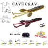 Herakles Cave Craw 3,8" 9,6cm Black Red Flakes lágy műcsali 10 db/csg