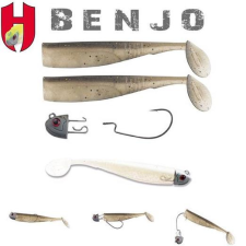  Herakles Combo Benjo Shad 3&quot; 7,5cm White Silver gumihal csali