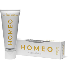 HERBADENT Homeo fehérítő fogkrém fluotid és mentol nélkül, 75 g fogkrém