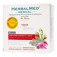 HERBALMED Medical gyógynövény pasztilla 40 db vitamin és táplálékkiegészítő