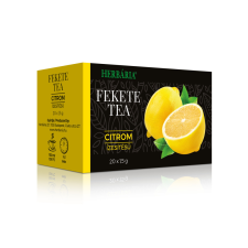 Herbária fekete tea 20x1,5 g (Citrom) tea