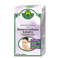 Herbária Hialuron-kollagén komplex tabletta 30db vitamin és táplálékkiegészítő