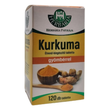 Herbária kurkuma gyömbérrel tabletta 120db vitamin és táplálékkiegészítő