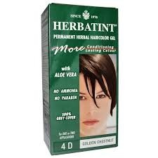  Herbatint 4d arany gesztenye hajfesték 135 ml hajfesték, színező