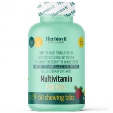 Herbiovit Multivitamin for Kids rágótabletta - 60db vitamin és táplálékkiegészítő