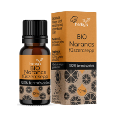 Herbys bio narancs fűszercsepp 10 ml alapvető élelmiszer