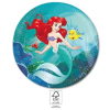 Hercegnők Disney Hercegnők, Ariel papírtányér 8 db-os 23 cm FSC