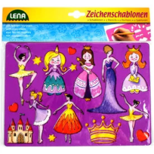  Hercegnős rajzolósablon 2 darabos készlet kreatív és készségfejlesztő