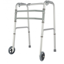  Herdegen 4in1 Multifunkciós járókeret kettő kerékkel, fix, lépegetős, összecsukható járókeret gyógyászati segédeszköz