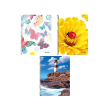 Herlitz 160 lapos A5 kockás spirálfüzet többféle (10408458) füzet