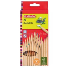 Herlitz 24db-os natúrfa vegyes színű színes ceruza (HERLITZ_08660524) színes ceruza