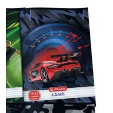 Herlitz 2. osztályos vonalas füzet, Autó (A5/16-32) füzet