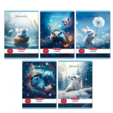 Herlitz 3. osztályos vonalas füzet, Wonderland (A5/12-32) füzet