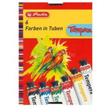 Herlitz 6x16ml 6 színű tempera (HERLITZ_08643041) tempera