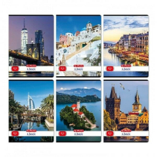Herlitz A4-es sima füzet 32 lapos City - többféle füzet