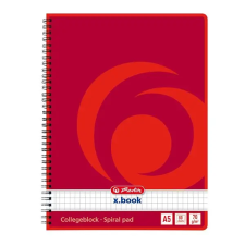 Herlitz A5 80 lap, négyzetrácsos, 70 g/m2 füzet
