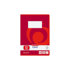 Herlitz a6 32lapos kockás piros füzet füzet