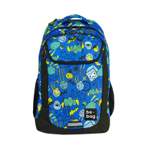 Herlitz be.bag: Monster Party hátizsák - Kék (24800198) iskolatáska