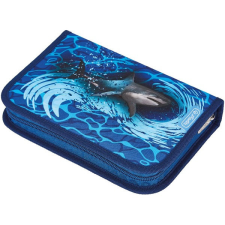 Herlitz Blue Shark 31 részes 2-klapnis töltött tolltartó tolltartó