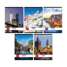Herlitz City 32 lapos A5 sima füzet - Többféle (400200757) füzet